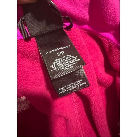 The North  Face hot pink full zip sweater SP - Picture 2 of 8